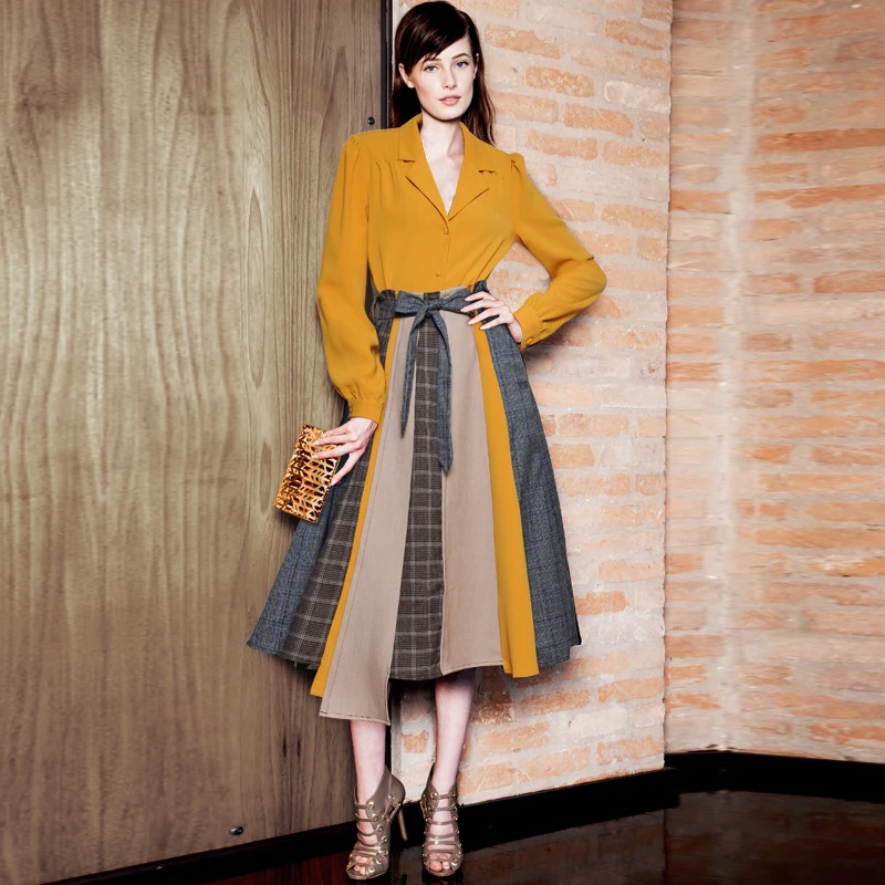 Женский комплект одежды для офиса роскошная элегантная шифоновая блузка рубашка