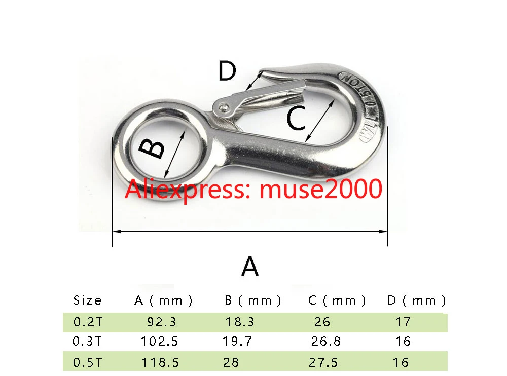 Цепочка для тяжелой нагрузки крючок кольцо вешалка в форме отверстия