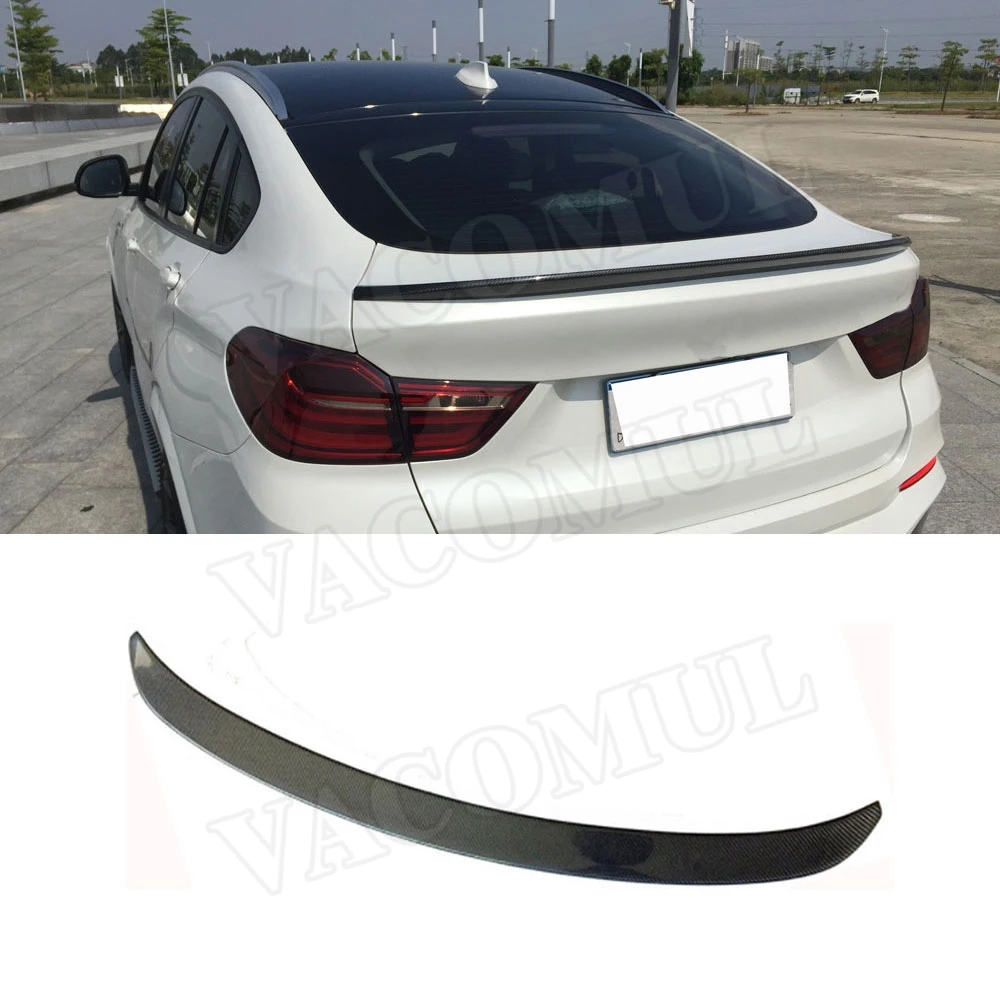 

Car Carbon Fiber Rear Spoiler Wings For BMW X4 F26 M-Sport M-TECH 2014-2017 3D Style FRP Boot Exterior Decoration Car Styling