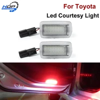 2pcs car led footwell door courtesy interior light for toyota avalon sienna venza land cruiser sequoia tundra camry prius