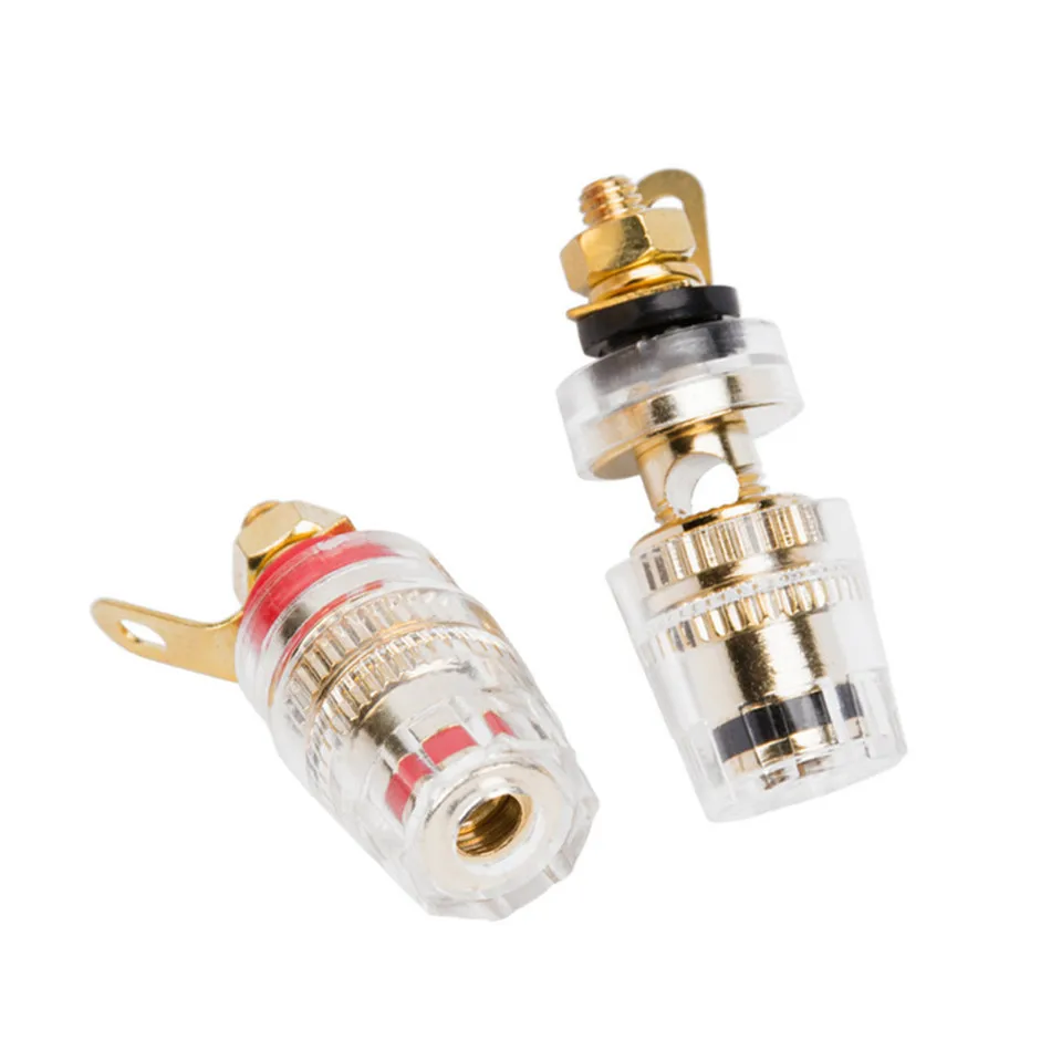 Разъемы типа банан для усилителя 4 мм позолоченный аудиоадаптер длина 33 |
