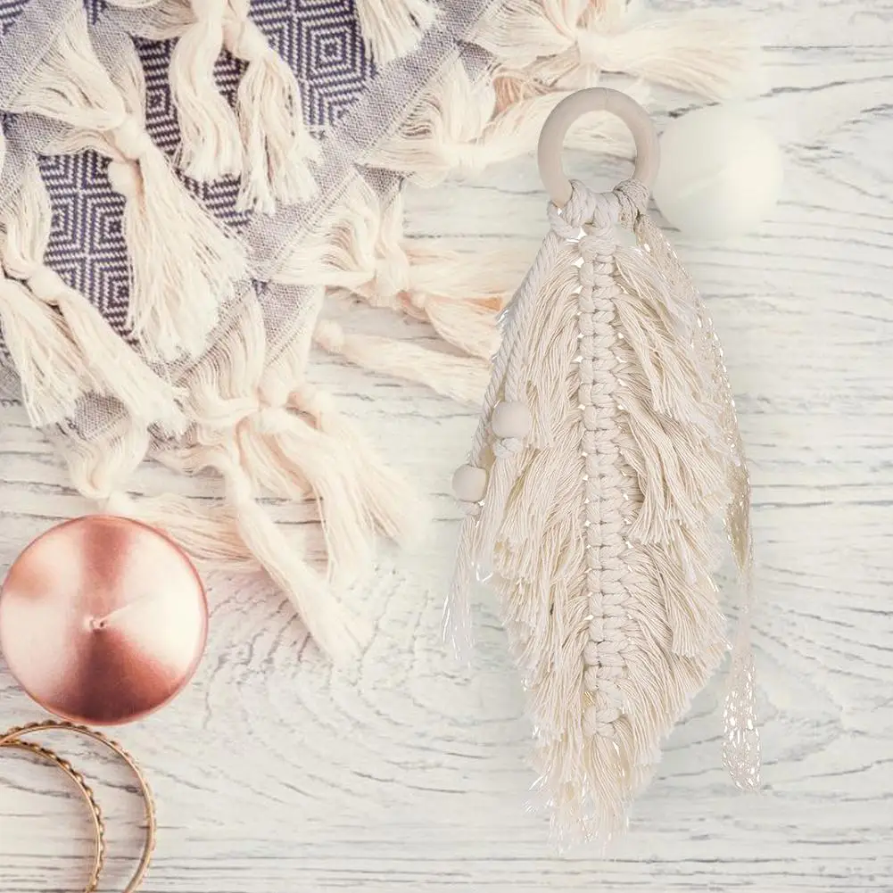 Нордический минималистичный гобелен украшение для дома имитация листьев