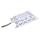 Удобный для переноски контейнер для влажных салфеток с защелкой сумка для влажных салфеток раскладной косметичка клатч и чистые салфетки чехол для переноски