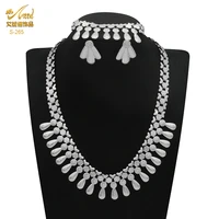 aniid african luxury jewelry necklace earrings bracelet sets nigerian bridal wedding set for women indian ethiopian chokers gift