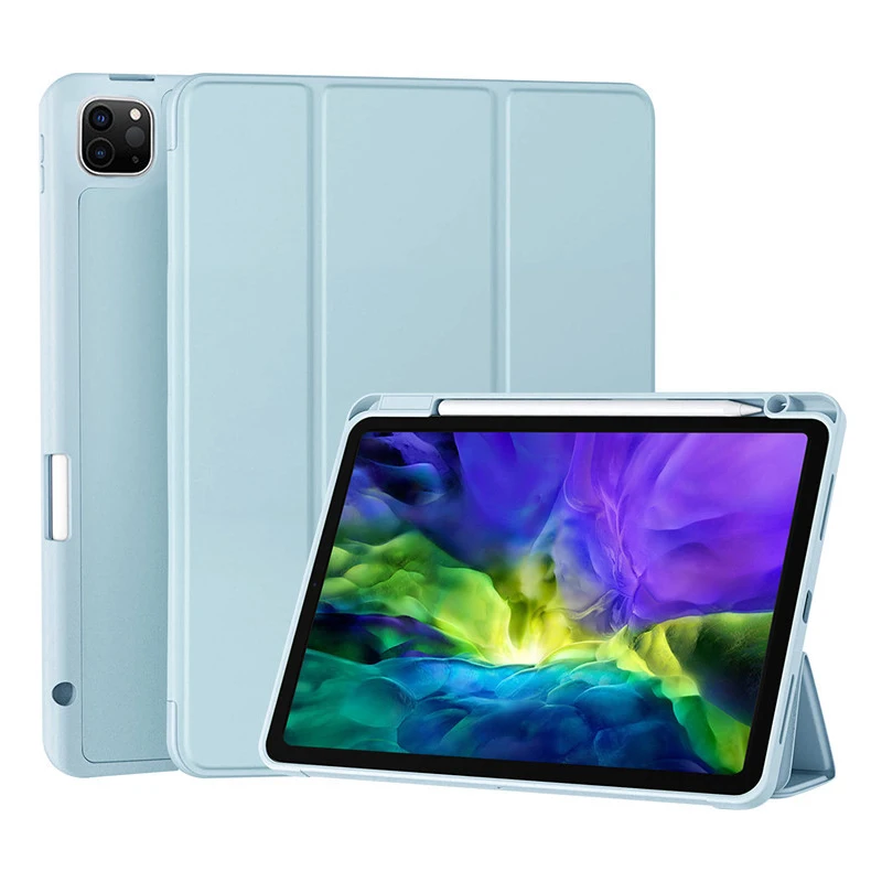 

Tablet Case For iPad Air 4 10.9 2021 For iPad Air 3 Pro 10.5 10.2 7th 8th Gen Air 2 9.7 Smart Funda With Pencil Holder
