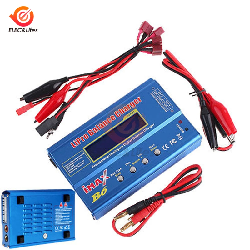 Latest IMAX B6AC RC B6 AC Nimh Nicd Lithium Battery Balance Lipo Charger Discharger With Digital LCD Screen | Инструменты