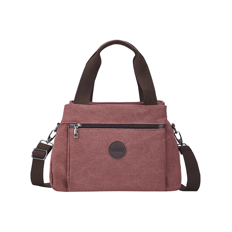 Женская Холщовая Сумка через плечо брендовая многофункциональная Повседневная