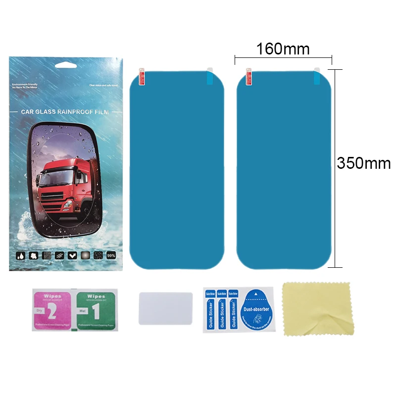 Пленка от дождя для больших грузовиков и автомобилей заднего вида зеркальная