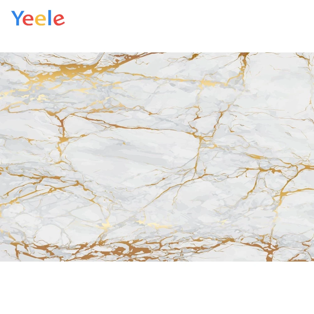 Фон для фотосъемки Yeele с мраморной Золотой текстурой гранж сцена детского