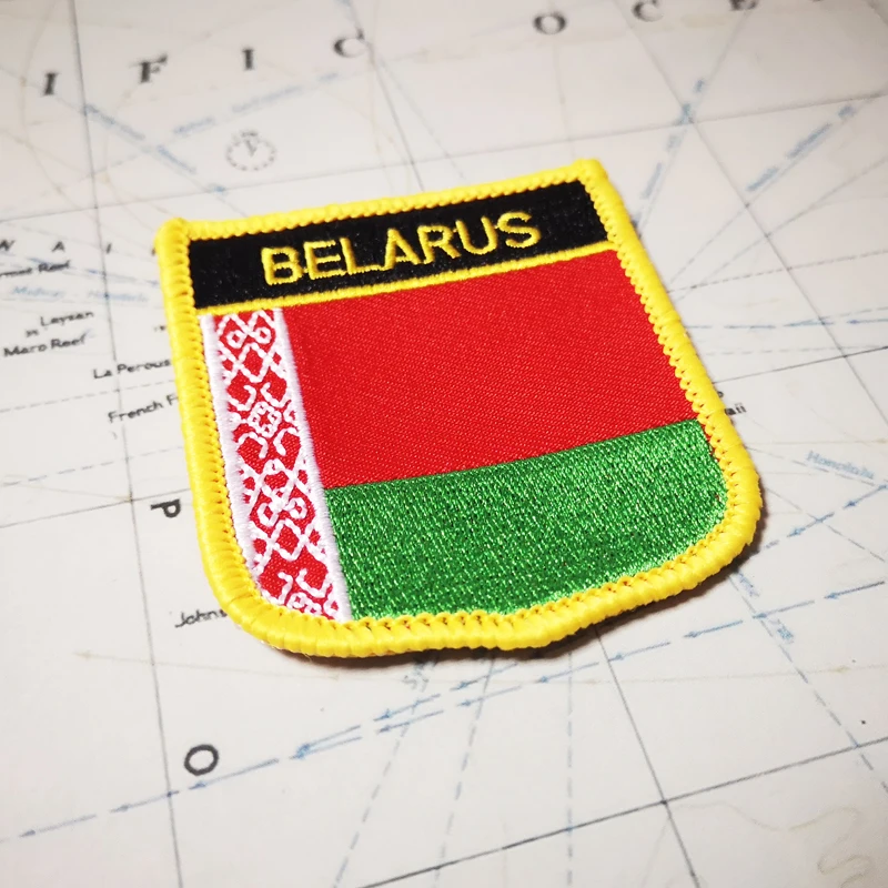 Значки с национальным флагом Беларуси повязка на руку нашивки вышивкой и заколка