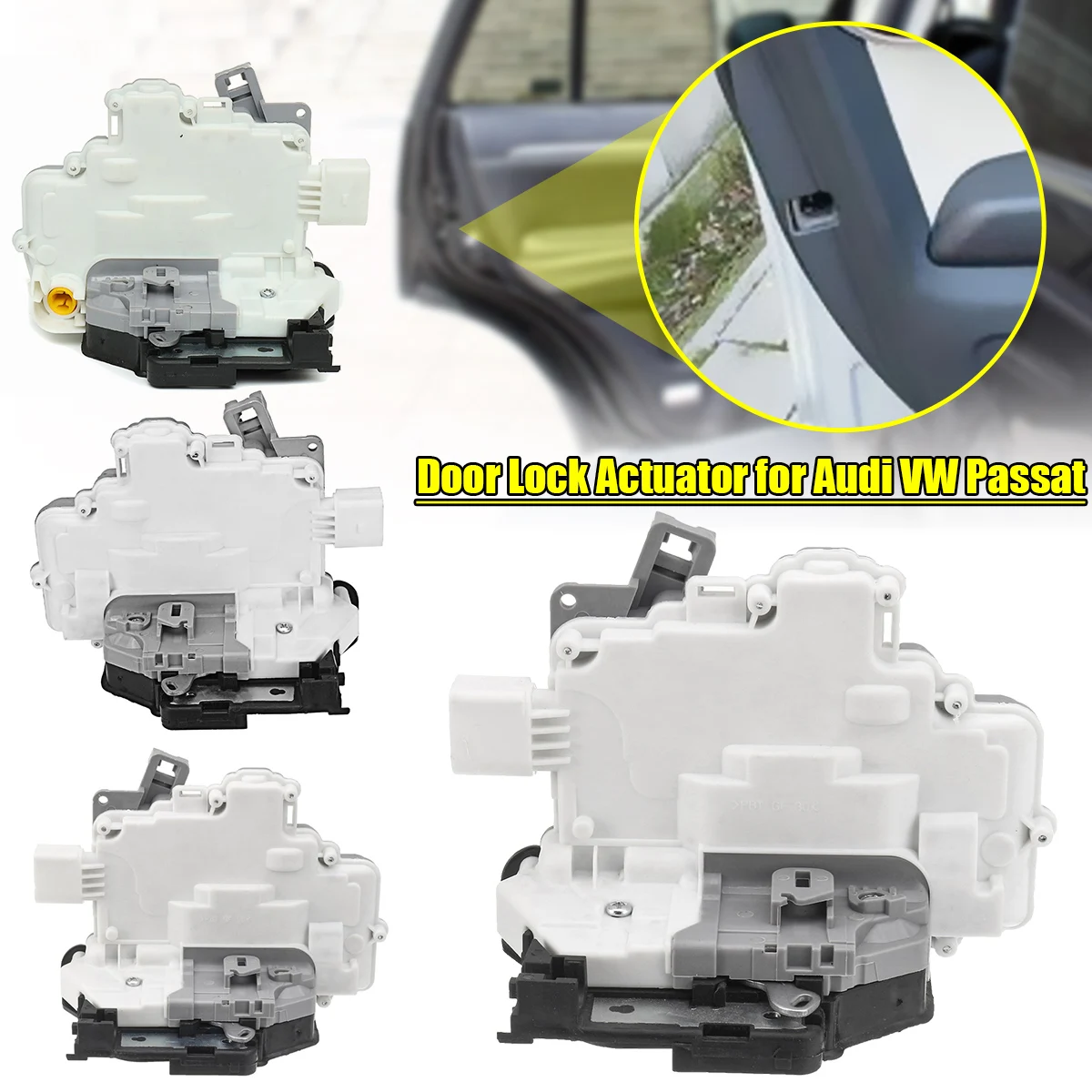 Привод замка двери правого привода для Vw Audi q3 q5 q7 A4 B8 b6 Skoda Superb Seat Ibiza Right 8K0839016