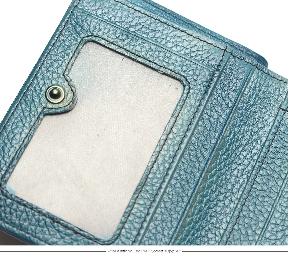 Natural Leather RFID Blocking Men's Top Layer Leather Brushed Wallet Handmade Retro Wallet Pure Leather Leather Coin Purse