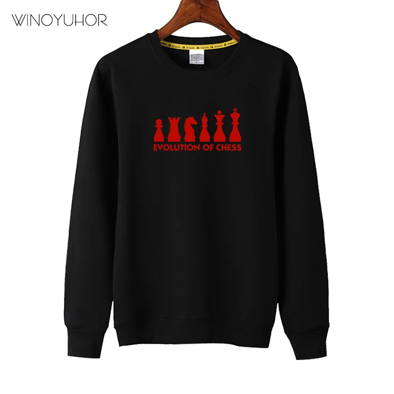 Модная детская толстовка с принтом Эволюция шахмат детские весенние топы