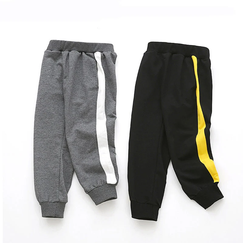 

Spring Boys Pants Terry Sports Pants For Children Kids Leisure Trouser Casual 4-12Y Teenager Harem Pants School Clothing