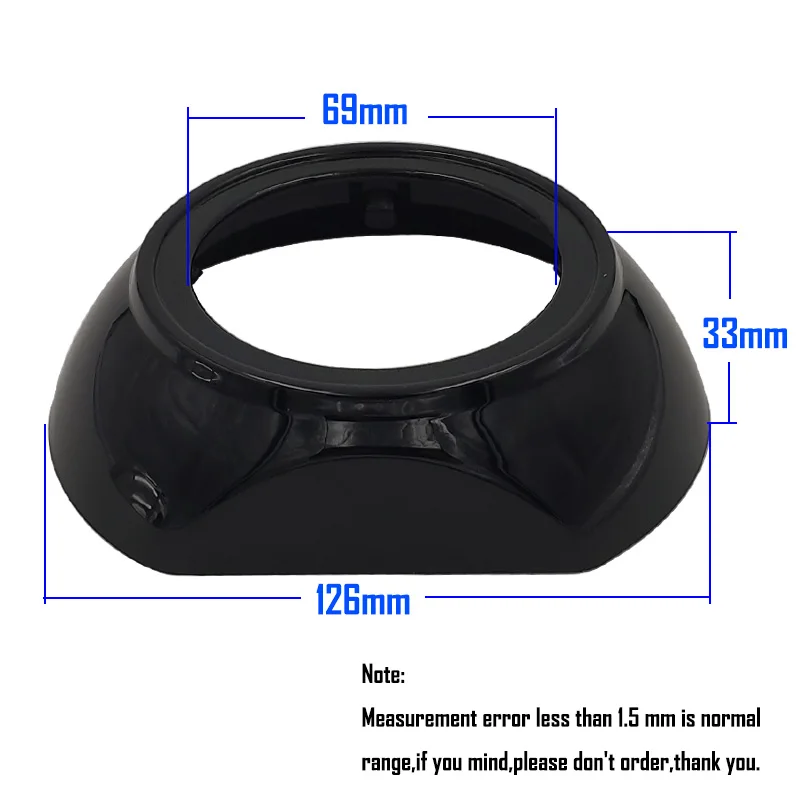 Линзы проектора Bi Xenon серебристые и черные кожухи для фар 2 5 дюйма WST 3 0 Hella 3r koito q5