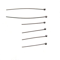 100pcs 15 25 30 35 40 50 mm stainless steel ball head pins for jewelry making diy handmade earring jewelry findings accessories