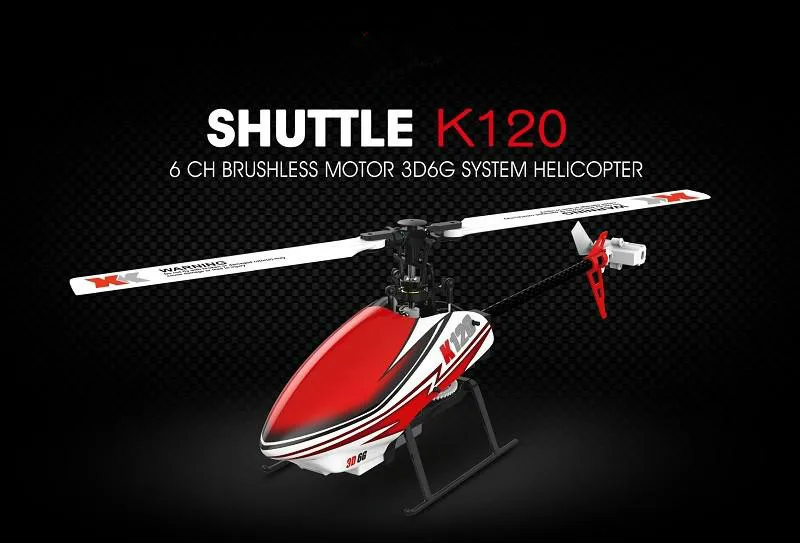 Радиоуправляемый вертолет K120 челнок 6CH бесщеточный 3D 6G система RTF BNF Воздушный самолет радиоуправляемые игрушки