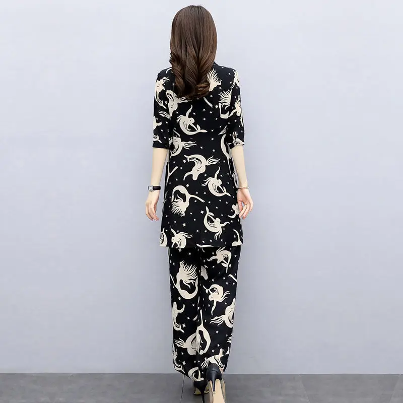 Женский костюм повседневный летний из двух предметов новинка 2022 модные