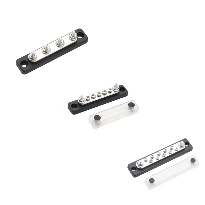 

Bus Bar Box Board 150A High Current Busbar Automobiles Maximum Connection Amplifier Power Case 10 Way 2 Stud Terminal Bus Bar