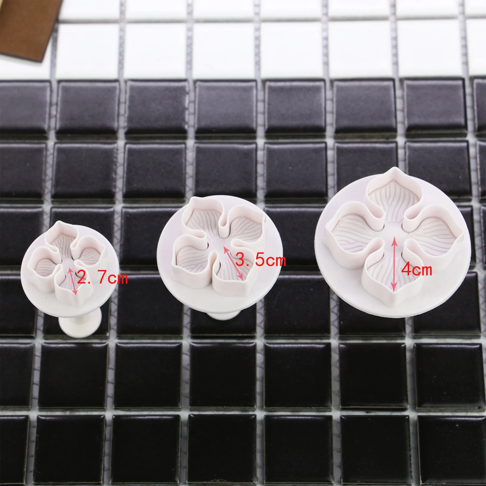 3 шт. популярный цветок набор прессформы Гортензия торт украшения из сахара