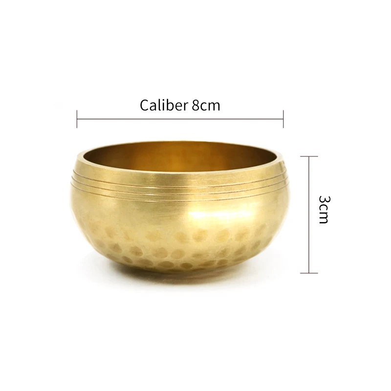 

8cm Handmade Nepal Tibetan Singing Bowl Set Resonance Healing Meditation Yoga Bowl Yoga With Mallet Gift Ornament Meditation