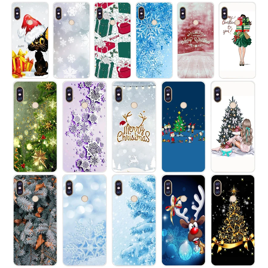 343FG цветной чехол из мягкого силикона ТПУ со снеговиком для телефона xiaomi redmi 5A 8 8A