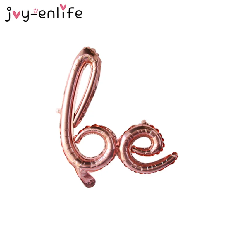 

Rose Gold Theme Bride To Be Letter Foil Balloon Bachelorette Hen Party Bridal Shower Wedding Decoration Supplies