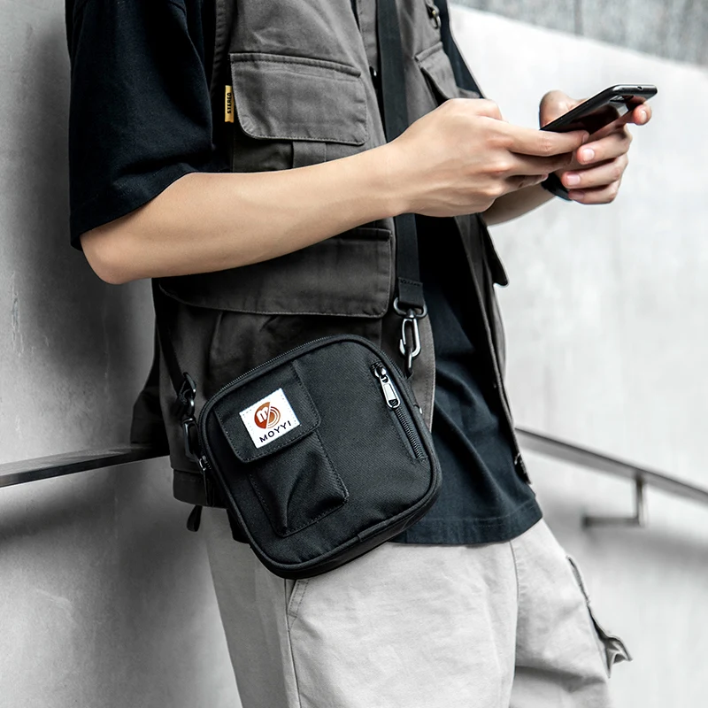 

Mini Shoulder Bag Small Messenger Bags Men Travel Crossbody Bag Handbags Fashion Male Phone Money Belt Wallet Purse Chest Pouch
