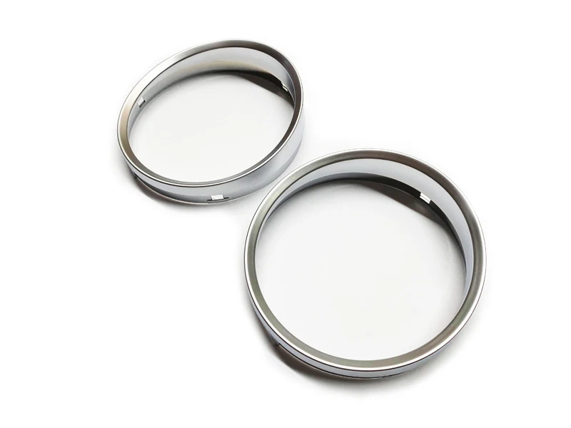 

Matt Silver Dashboard Dial Gauge Rings Bezel Trim For BMW E60 E61 Pre-LCI M5