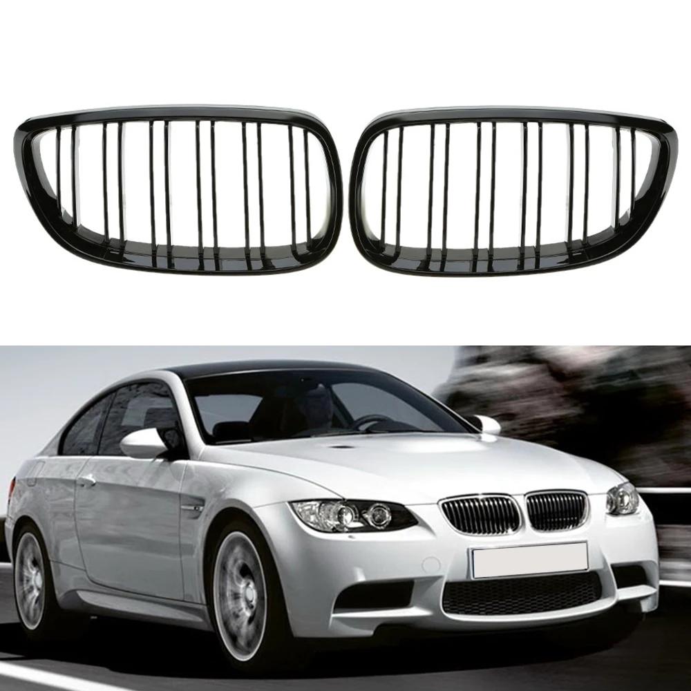 2 шт черные Передние решетки правая левая для BMW E63/E64 M6 630i 640i 650i 645ci и т. Д. 2003 2013