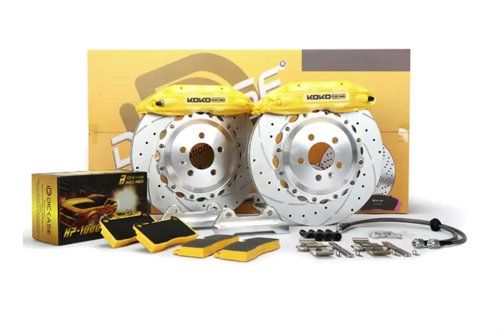 

koko racing accessories automotive F50 4 pot brake caliper 330/345/355 discs for bmw e30 e36 e92