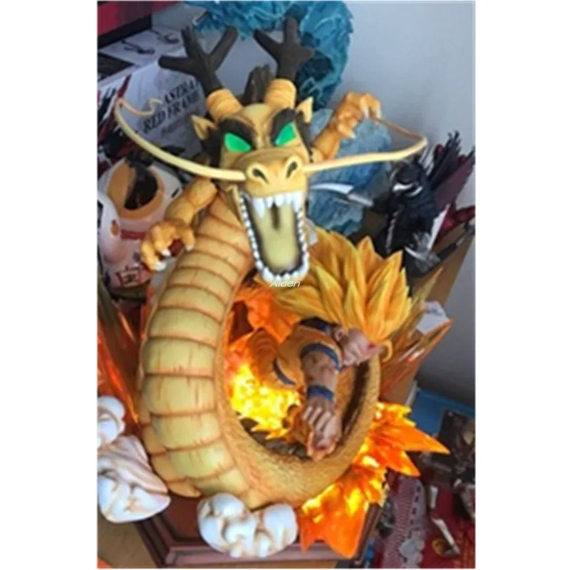 2" Dragon Ball Z статуя Супер Saiyan бюст Дракон кулак полноразмерный портрет Somero Сон Гоку GK экшн-модель игрушечная коробка 60 см Z2834