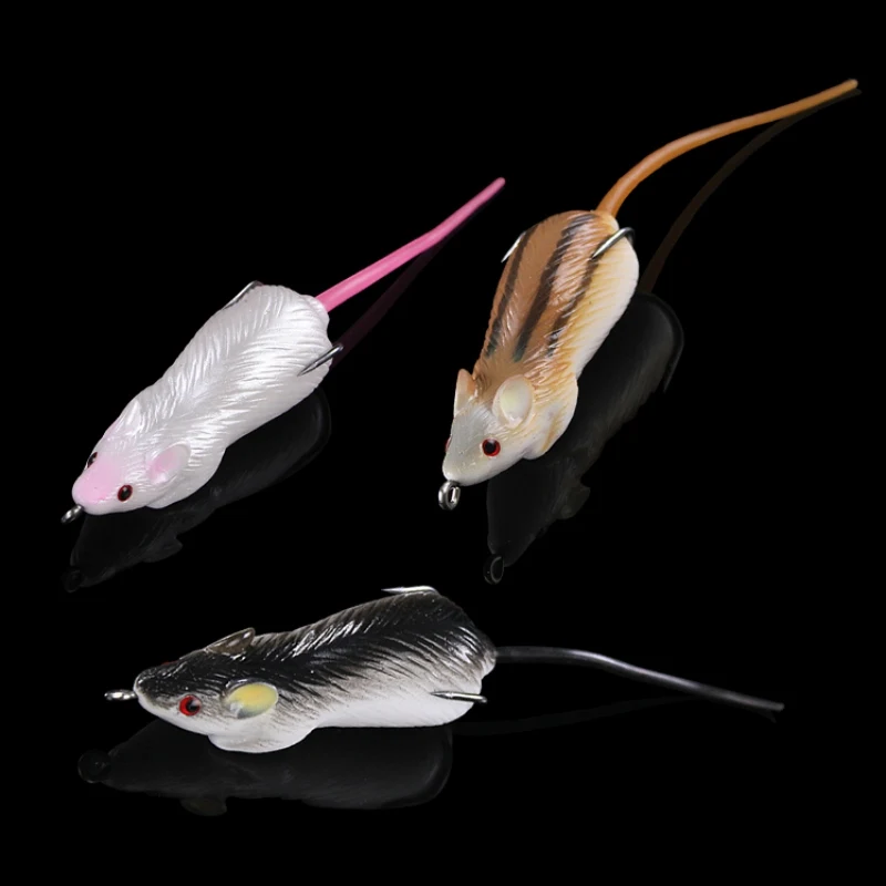 Реалистичная приманка для мыши 7 см 11 г рыболовные приманки тройные Крючки Topwater Ray