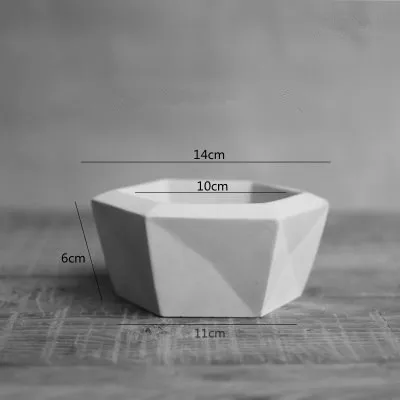 Большая бетонная Цветочная форма силиконовая искусственная глина необычная для