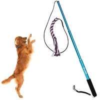 pets toys interactive dog toys extendable flirt pole funny chasing tail teaser and exerciser for dogs interactive toys dog leash
