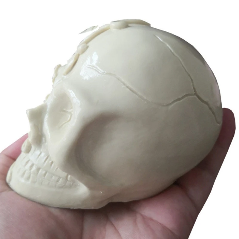 

Flower Skull 3D Candle Soap Mould DIY Candle Epoxy Mold Handmade Candles Aroma Wax Soap Molds for Decoration