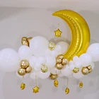 Воздушные шары EID MUBARAK гирлянда арочный комплект, золотая луна, звезда, воздушные шары, украшения на Рамадан для исламских мусульманских Мубарак, товары Вечерние