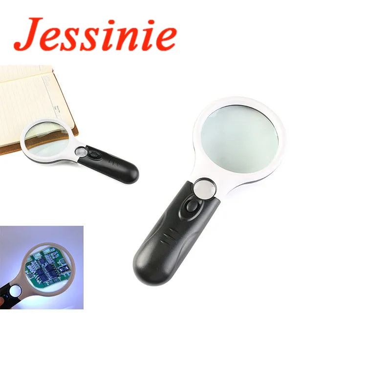 Увеличительный микроскоп с подсветкой увеличение 3X увеличитель HD светодиодный