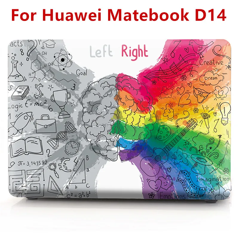 

Customized Brain Matte Cover for Huawei Matebook D14 Case 2020 Hard Laptop Case for Magicbook 14 Matebook D 14 Accessories Funda