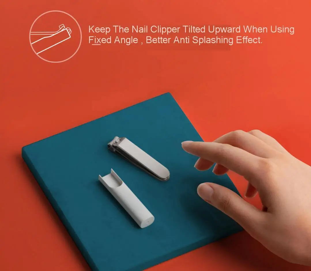 Xiaomi Mijia plash Proof машинка для стрижки ногтей Xio Mijia Defense Spatter Nail knife 420 нержавеющая сталь для красоты ногтей