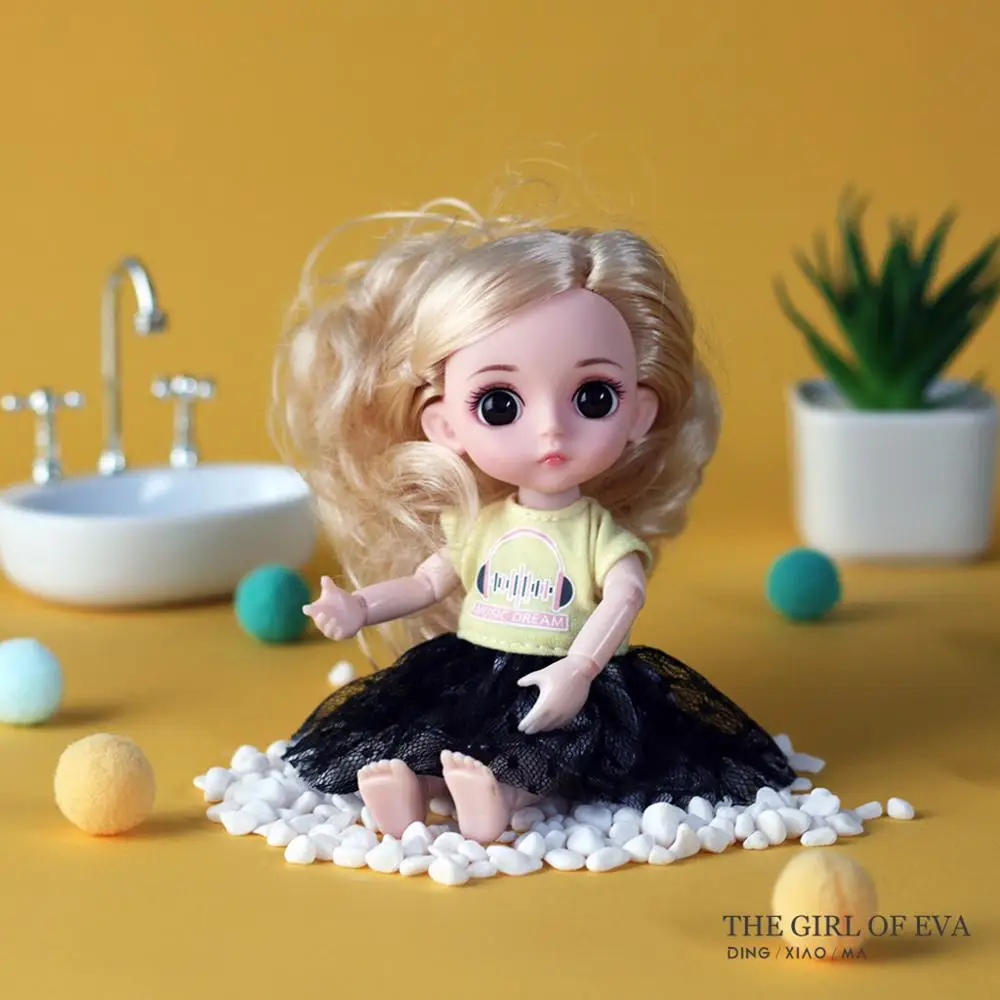 2 Модная Кукла, умная девочка, принцесса, игрушка, мульти-шарнир, мини-моделирование, игрушка, 3D кукла, тепло, мягкое тело, подарок для девочки, игрушка - Цвет: 2