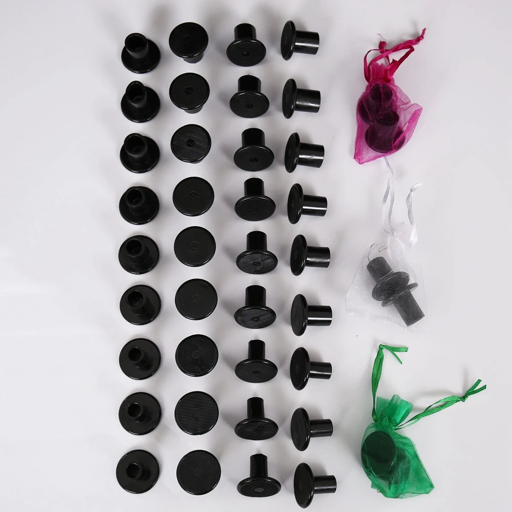 40 Pairs/Lot Black/Clear Silicone High Heels Protectors Antislip Heels Stoppers Stiletto Covers For Grass Bridal  Wedding Party