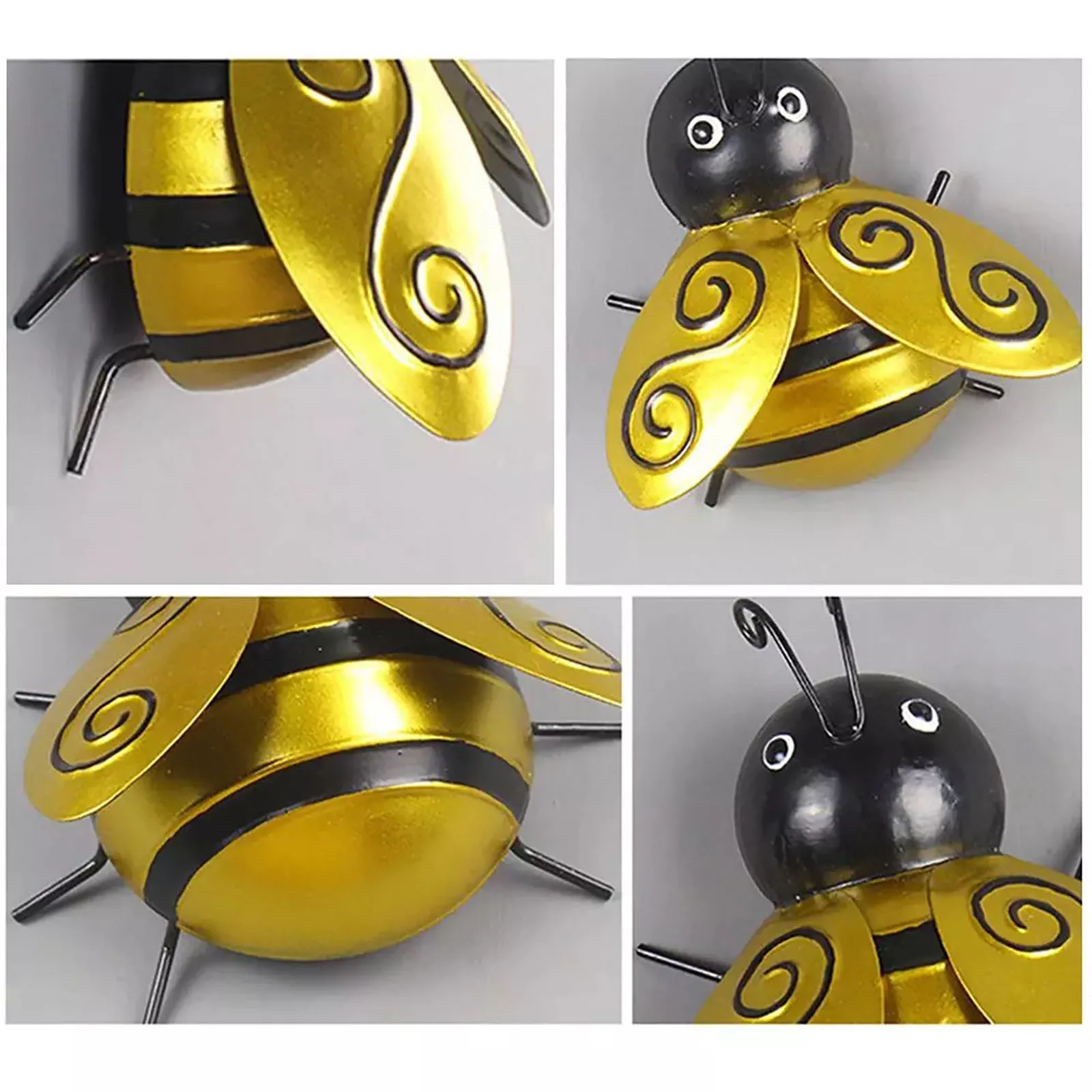Collection Decorative Metal Bumble Bee Garden Accents Lawn Ornaments | Дом и сад