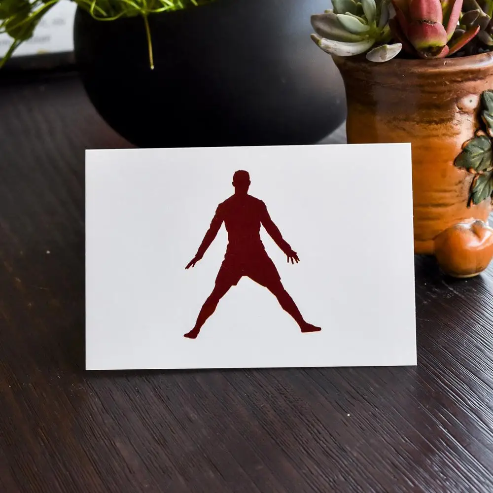 6 шт открыток Креативный дизайн Кубка мира по футболу полуоткрытые