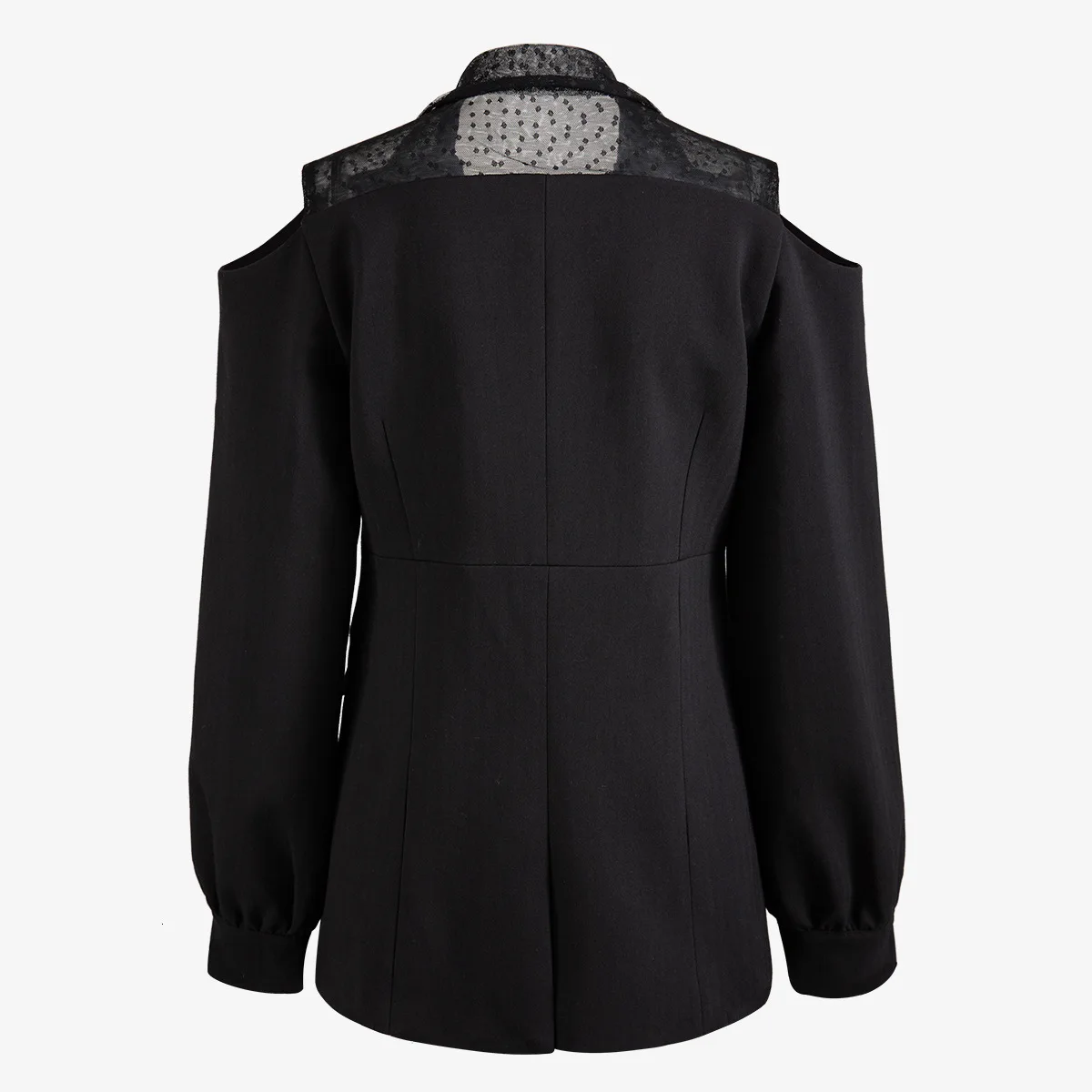 DEAT 2019 Новый однобортный Блейзер с отложным воротником и рукавами-фонаририками из