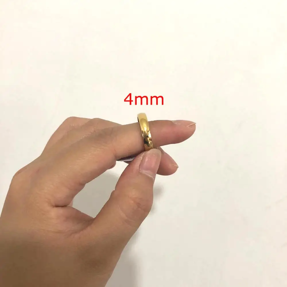 Обручальное кольцо из нержавеющей стали для мужчин и женщин ювелирное изделие