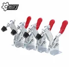 4 шт. удерживающая емкость 220 фунтов (100 кг) быстросъемный вертикальный тип GH-201b горизонтальный тумблер зажим ручной инструмент