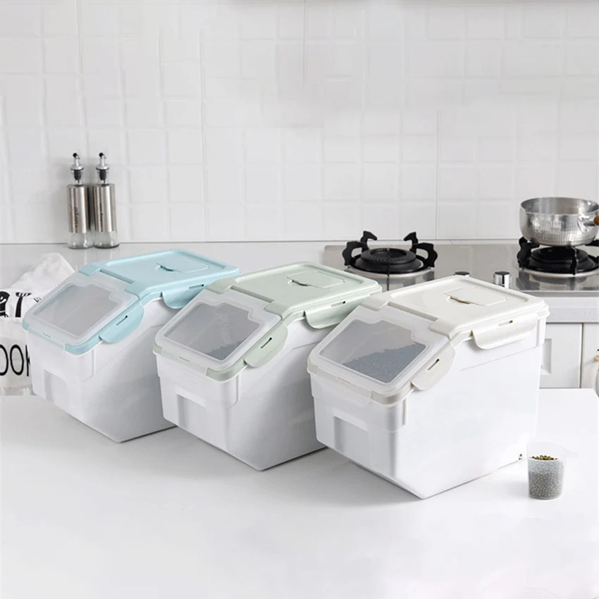 10 кг Большой Ёмкость Автоматические кормушки для собак герметичный Еда ведро