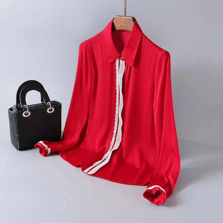 

Женская шелковая рубашка, однобортный Кардиган в европейском и американском стиле, весна 2020