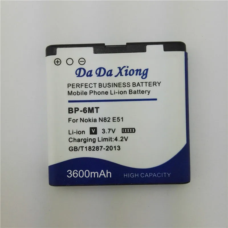 3600mAh BP 6MT BP6MT литий ионный аккумулятор для телефона Nokia N81 N82 6720 E51 E51i|battery for|battery for